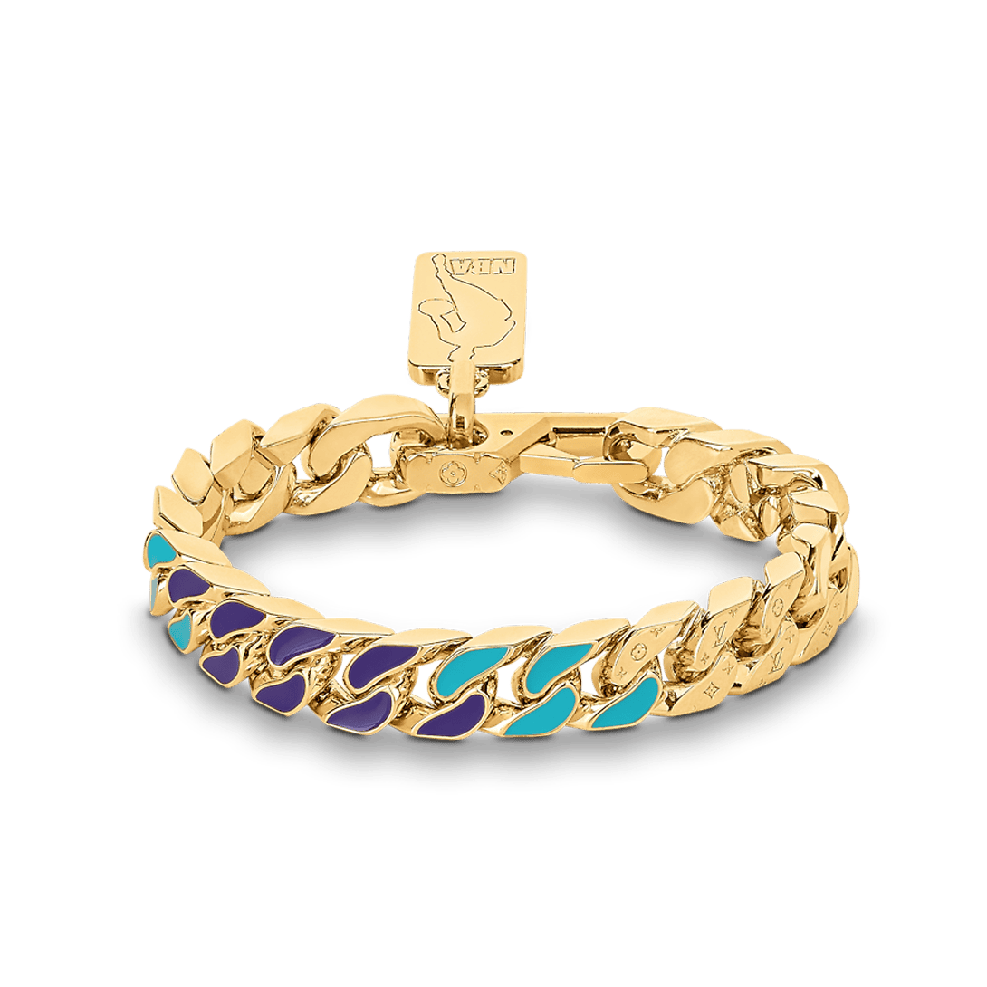 Louis Vuitton NBA Chain Links 18K Gold Bracelet