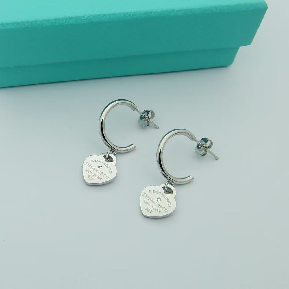 Tiffany Return to Hoop 18K Gold Earrings