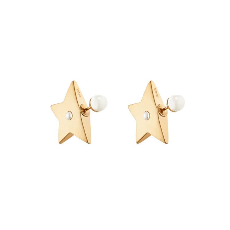 Dior Tribales Star 18K Gold Earrings