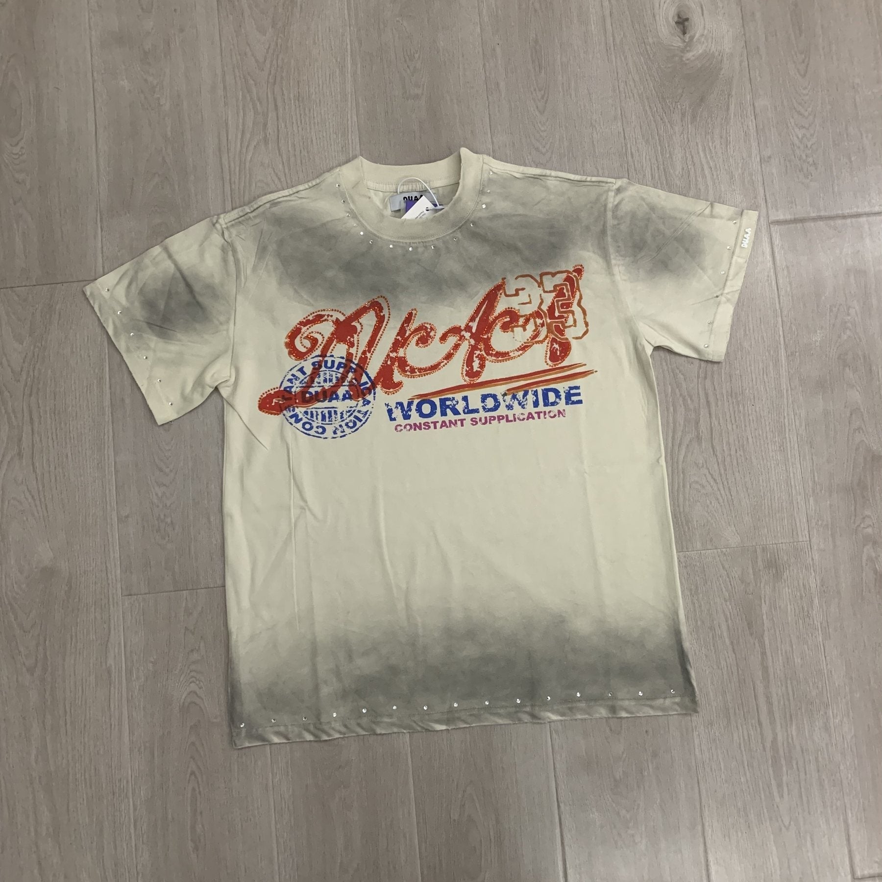 Rough Play Upper Hand Washed Graphic T-Shirt — front