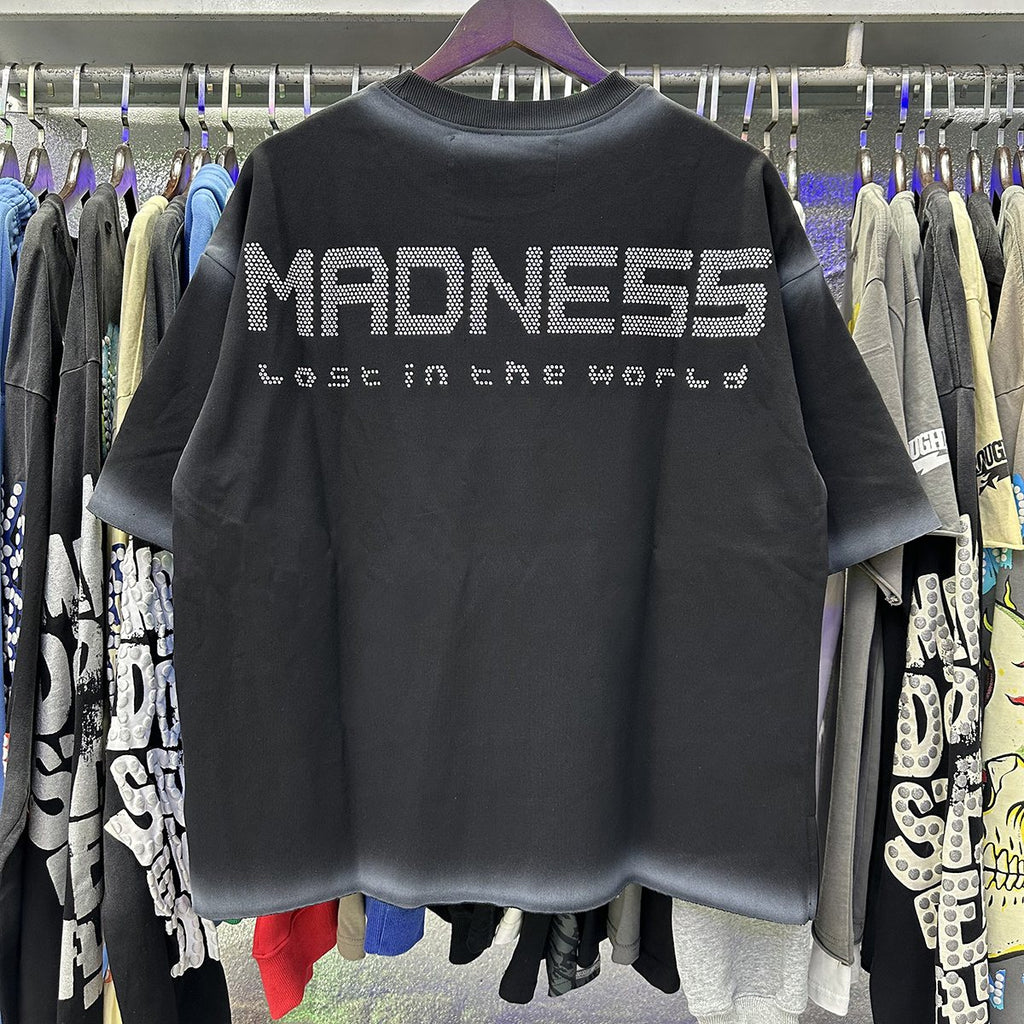 MAJESTIK Carnival Graphic Cropped T-Shirt — context