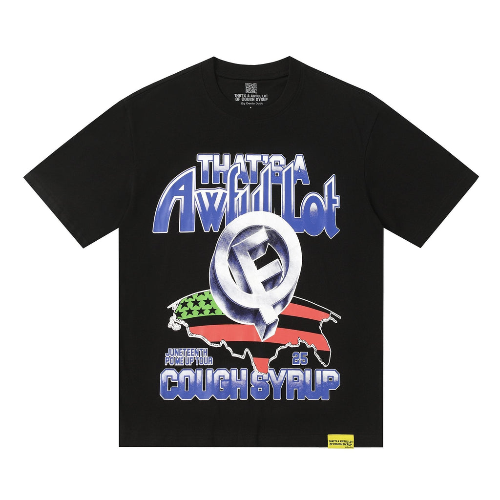 THAT'S A AWFUL LOT OF COUGH SYRUP Front & Back Graphic T-Shirt — hero