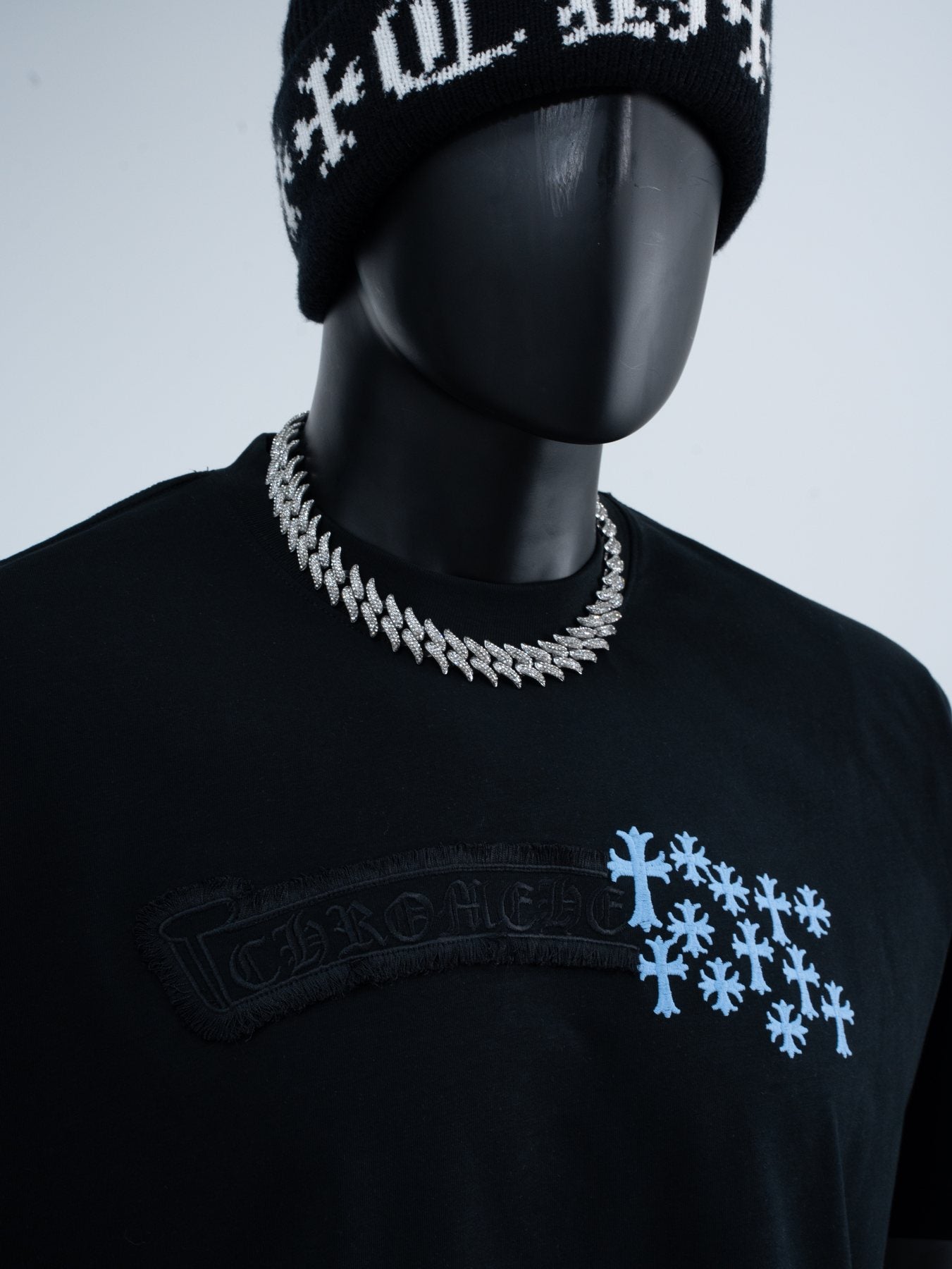 Chrome Hearts Star Cross Graphic T-Shirt — detail