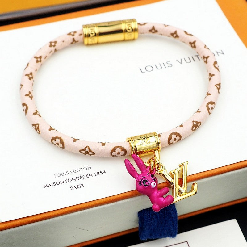 Louis Vuitton Animogram 18K Gold Bracelet