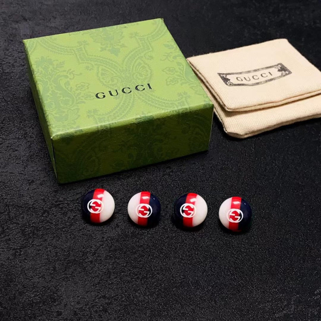 Gucci Double Color 18K Gold Earrings