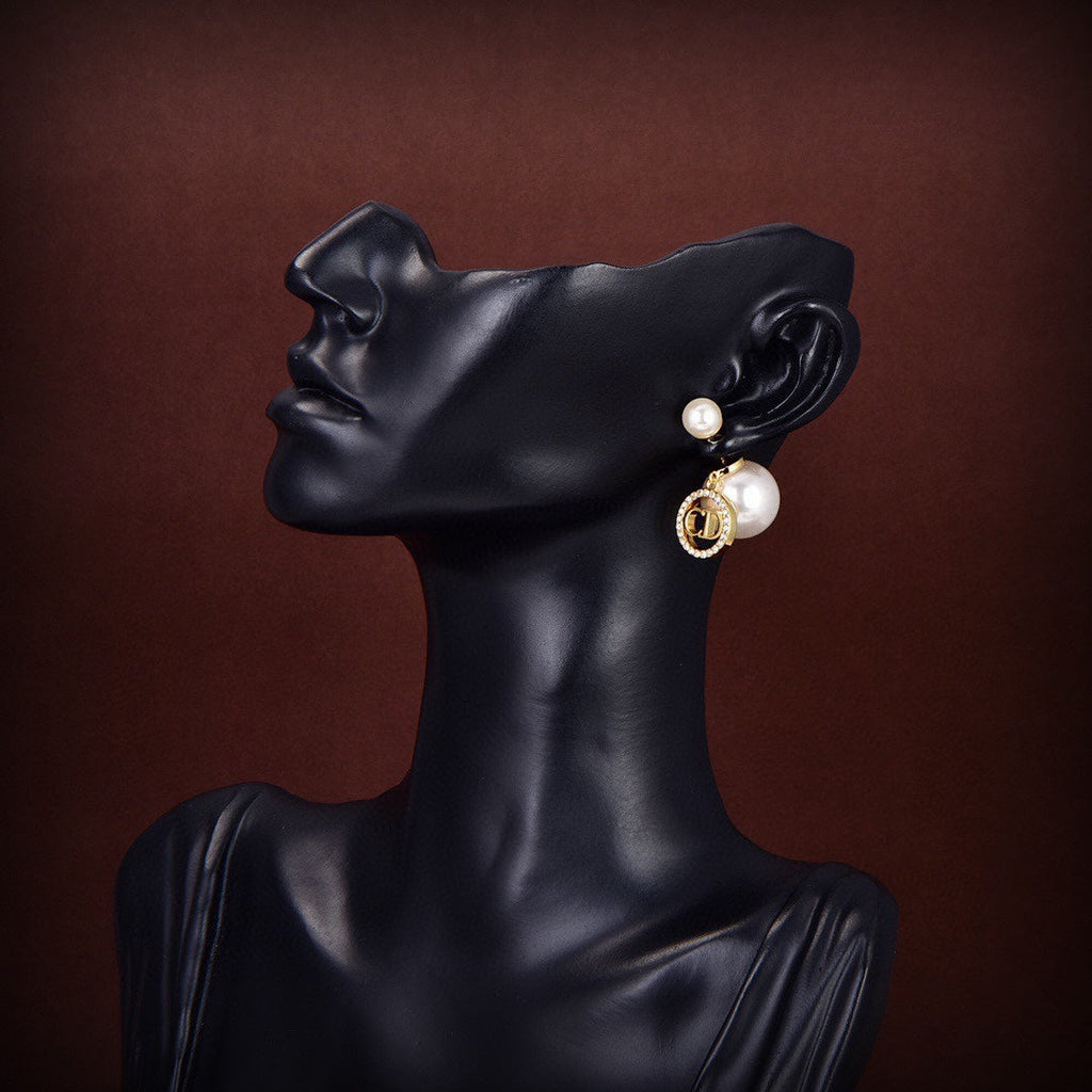 Dior Tribales Pearl 18K Gold Earrings