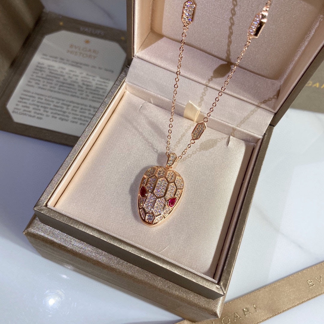 Bvlgari Serpenti 18K Gold Necklace