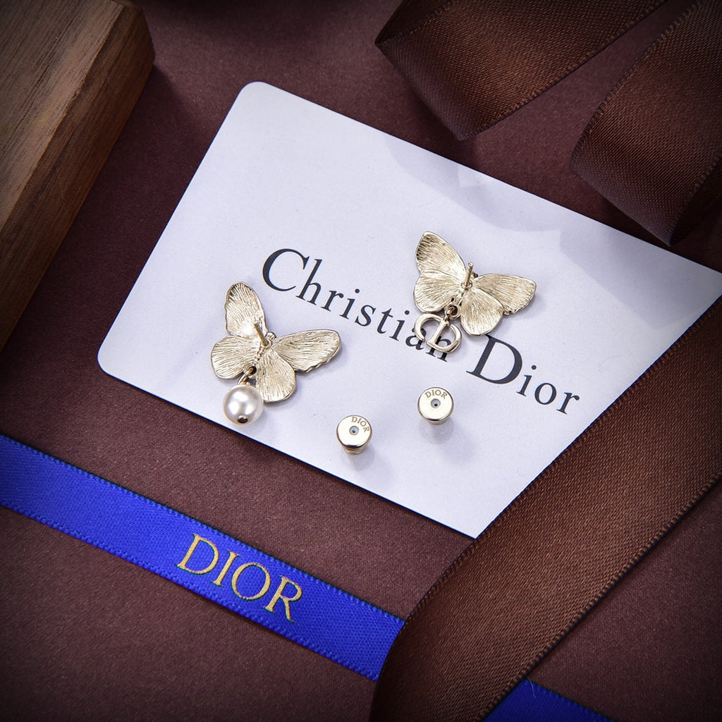Dior M ̈¦tamorphose 18K Gold Earrings