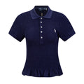Test2-Ralph Lauren Ruffled-Hem Piqué Polo Top — hero